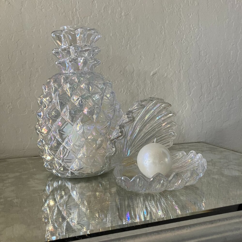 Illuminations Glass Opalescent Candle Holders
